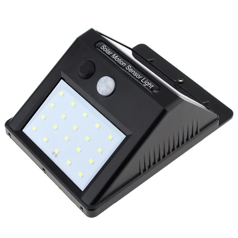 20 LED Outdoor Wireless Waterproof Motion Sensor Solar Light for Garden