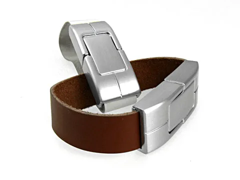 Leather belt custom usb stick 2GB 16GB 64GB usb flash drive 2.0 3.0 - ANKUX.COM