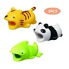 Oempromo custom cartoon pvc cute animal cable bite