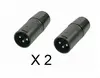 PULSE 3 PIN XLR DMX LIGHTING TERMINATOR (Twin Pack)