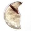 Natural Crystal fluorite Quartz Crystal Moon Fluorite Quartz Carved Gemstone Moons For Souvenir Gifts