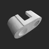 Non-sticky ceramic launder for aluminum melting furnace