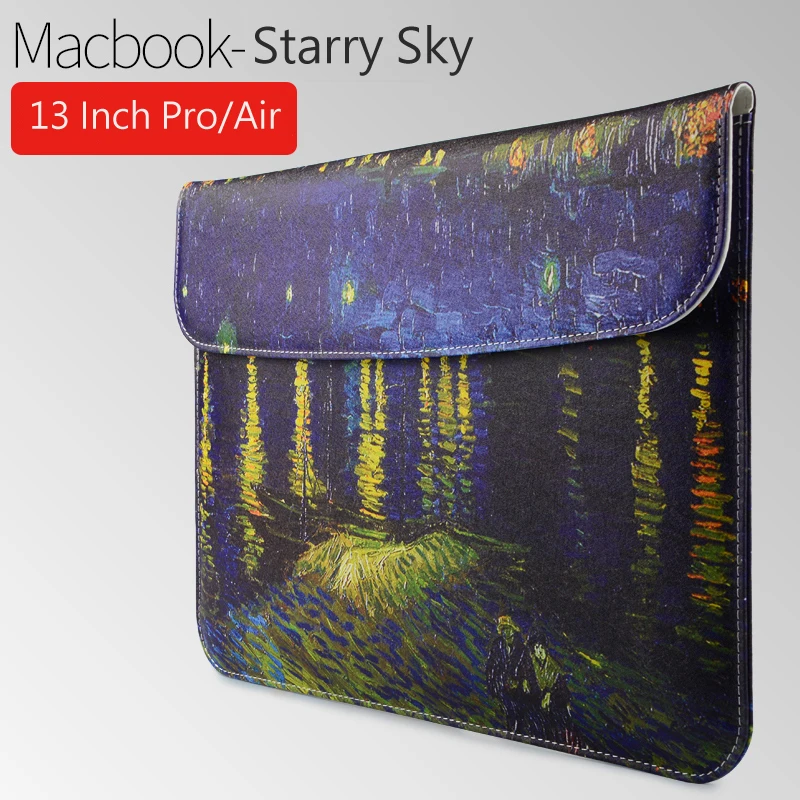 

2017 High-end Luxury Bag for Macbook, 360 Protective PU Leather Bag for Mac Book