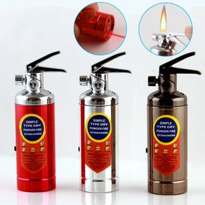 Image of YM-087 Creative fire extinguisher shaped butane gas lighter,refillable gas lighter wholesale