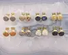 10mm Natural Druzy Titanium Agate Stud Earrings Gold Plated Gemstone Druzy Earrings