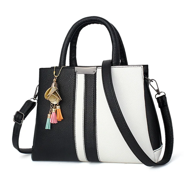 

2019 Wholesale custom brand quality PU leather cross body women hand bags ladies tote shoulder bag handbag women hand bags, Black,blue,grey,red,pink,beige