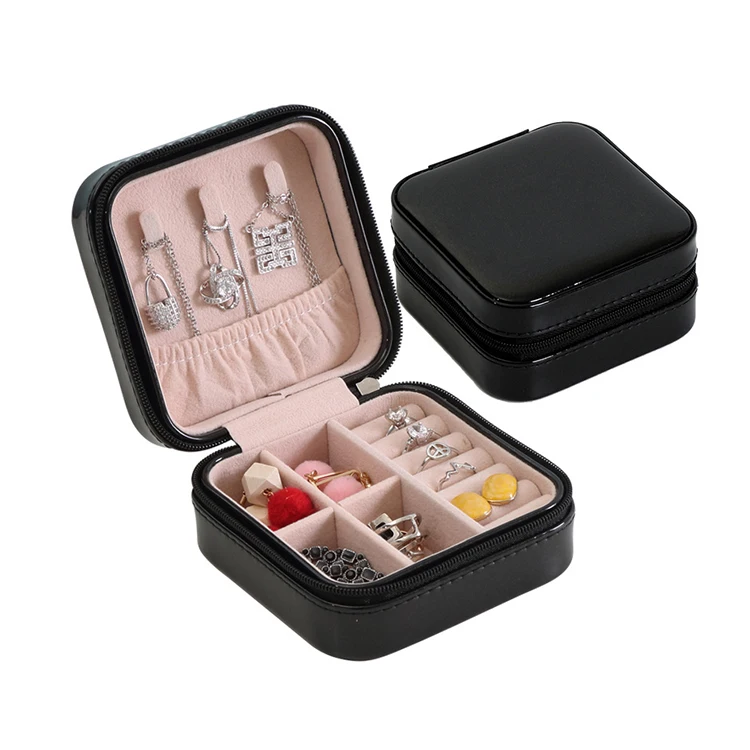 Wholesale Custom Luxury Travel Size Jewelry Box Organizer Case Portable ...