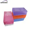Transparent shoe pp boxes ,A0afx foldable clear shoe box