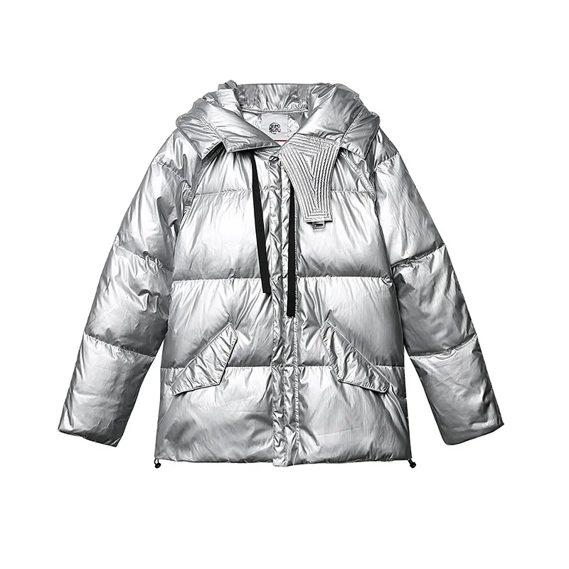 
100% Nylon Down Jacket Men Padded Parka Jacket 