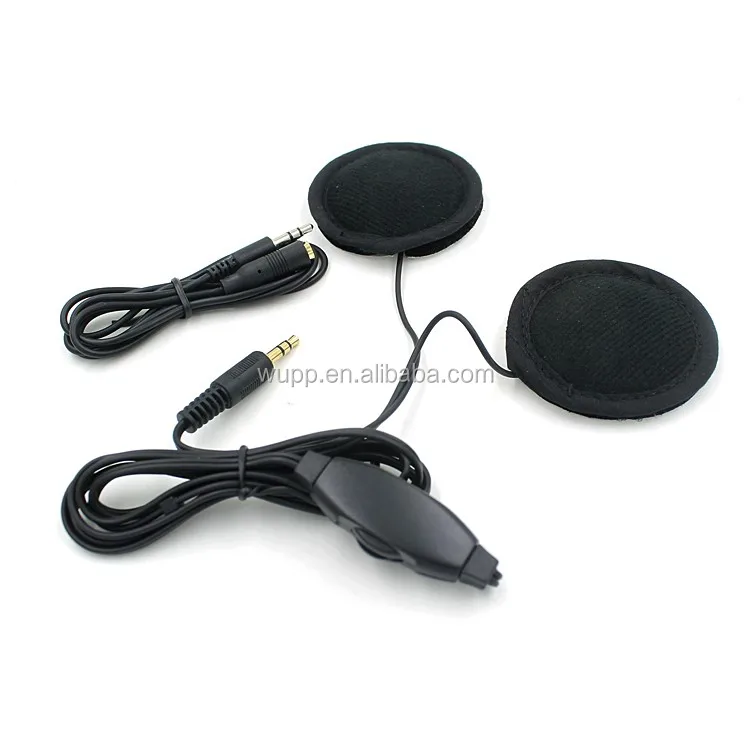 NEW Motorbike Helmet Stereo Speakers Radio Headphone Volume Control For MP3 GPS 