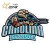 China Maker Custom School Logo Badge Sewn On Loudly Embroidered Textile Patches For Clothing
