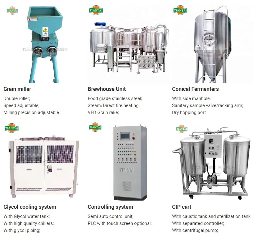 beer brewery equipment