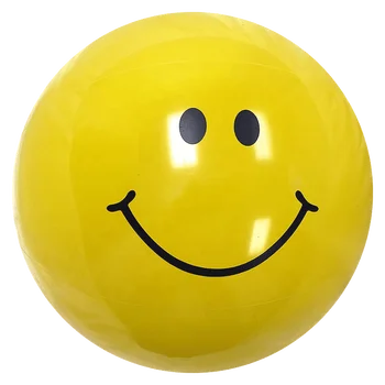 smiley face beach ball