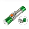 Amazon Hot Sell Pocket 18650 Battery 1300 Max Force Zoomable USB Charger Flashlight With Clip