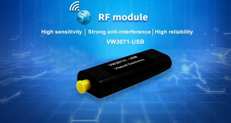 VW3071-USB 125mW LORA/GFSK wireless transmitter module - ANKUX.COM