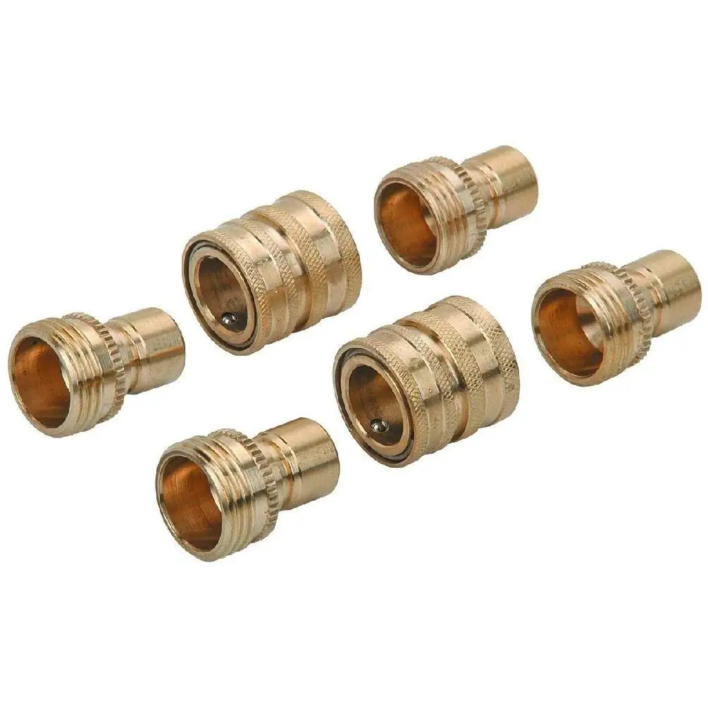 3/4 Straight Coupling Coupler Dixon 6ES6-B Brass Quick-Connect Hydraulic Fitting 3/4 Hose ID Barbed