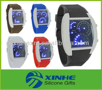 dot led bracelet watch