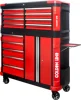 13 drawers durable colorful tool cabinet trolley sets with caster and side tray