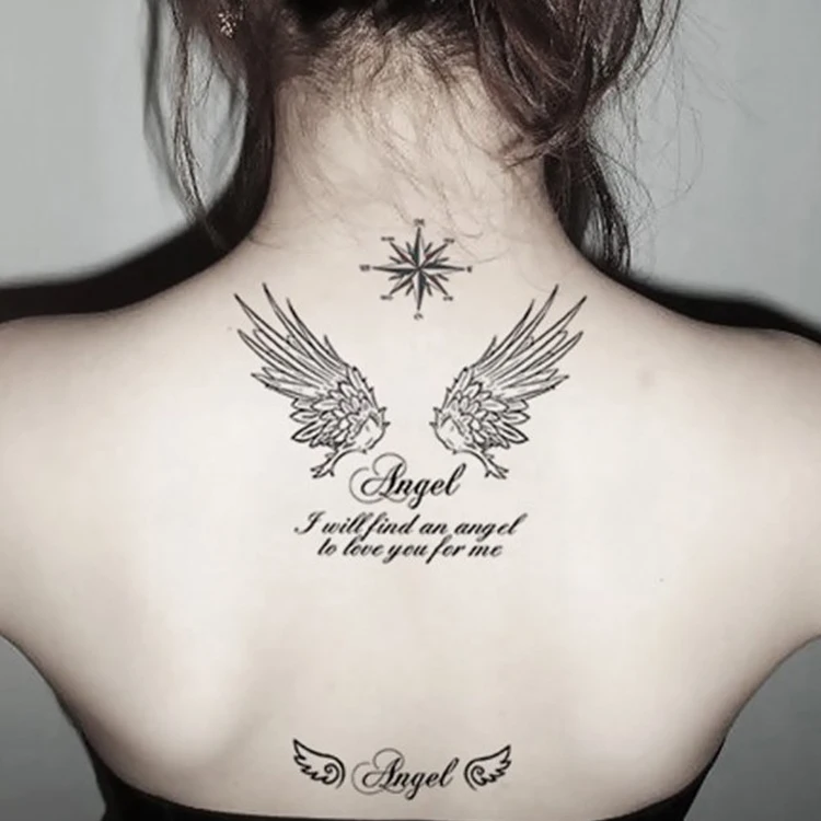 Крыло ангела татуировки