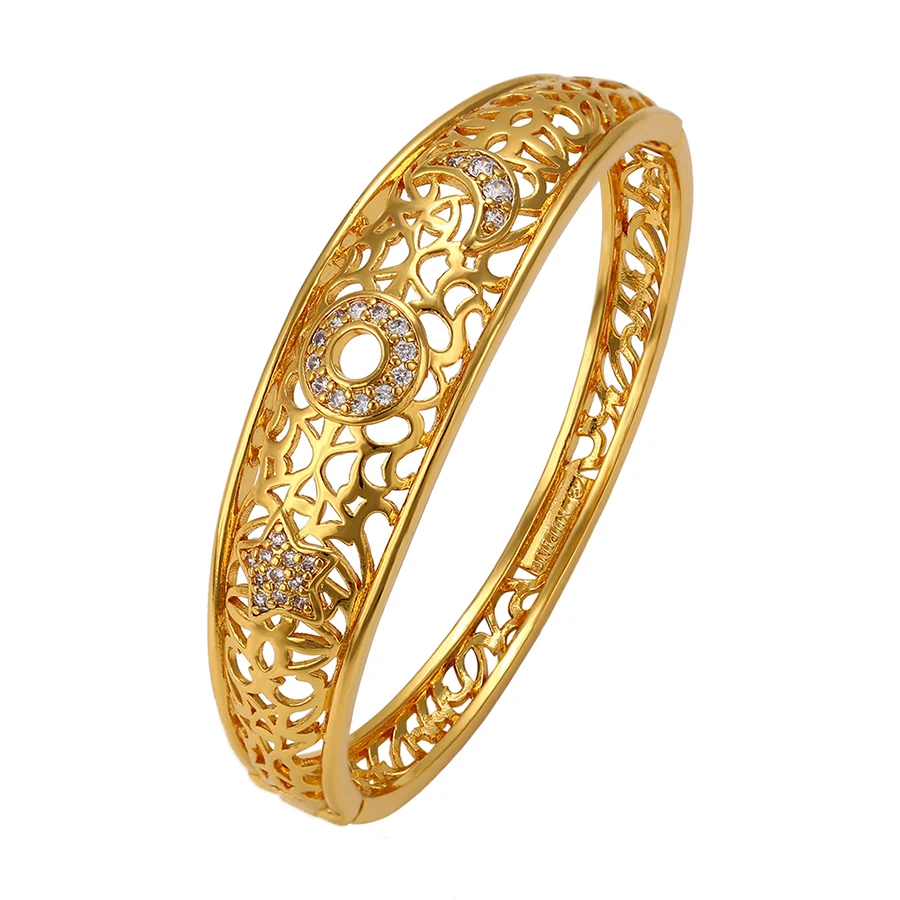 

51668 gold jewellery dubai fashion women gold bangle, 24k gold color