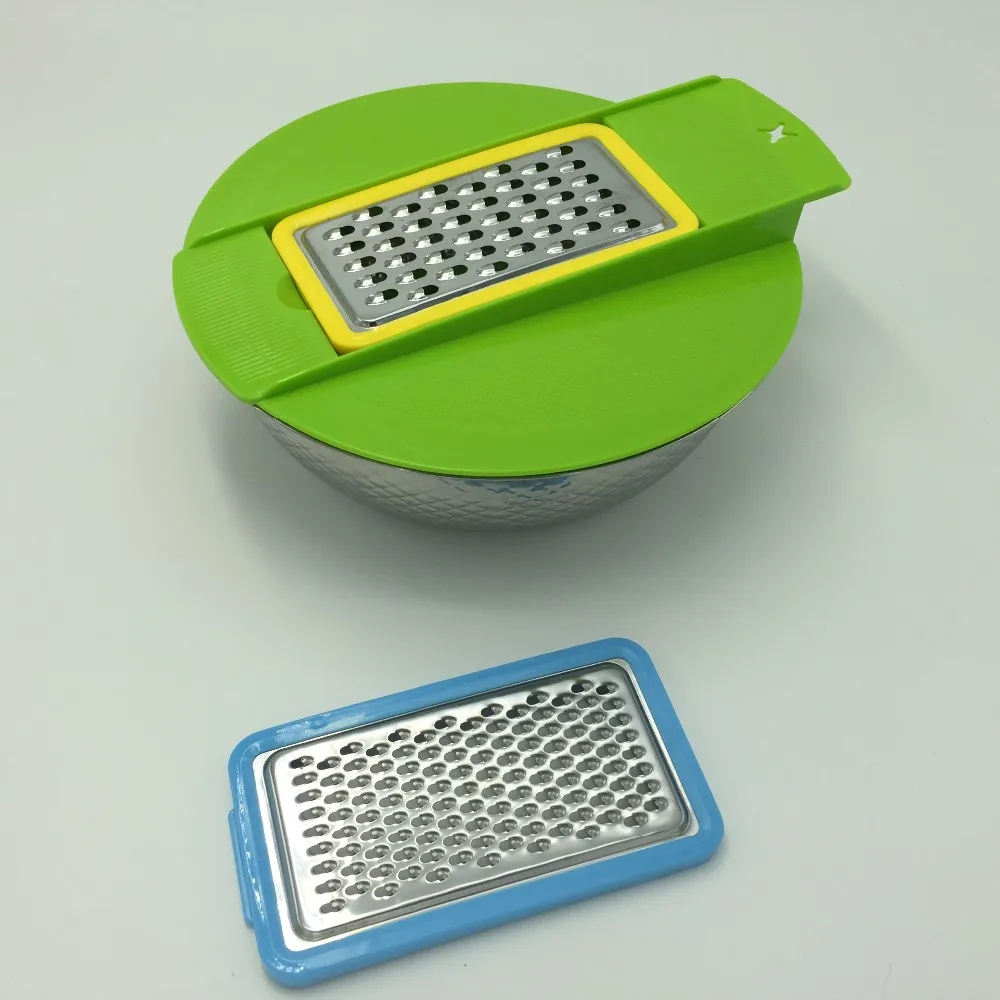 2016 Hot Multifunctional Grater With Bowl/stainless Steel Cheese