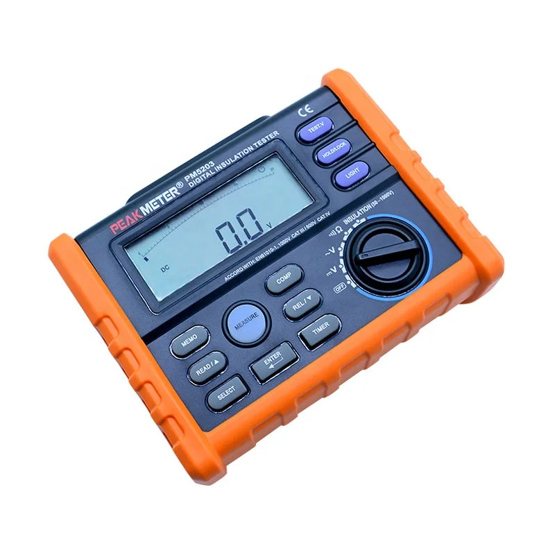 Pm5203 Digital Insulation Resistance Tester,1000v Megger Insulation