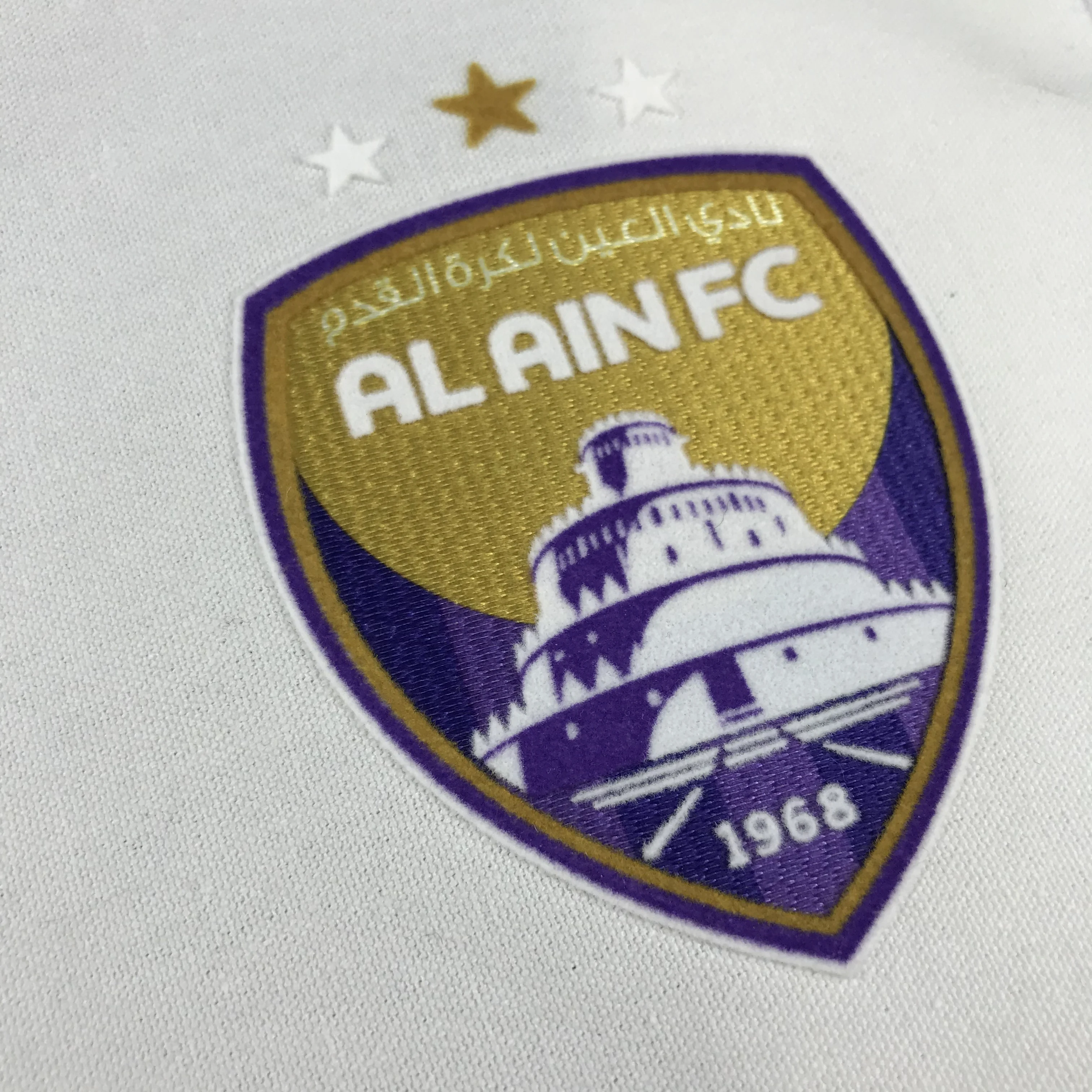 

custom design logo soccer team badges 3d flocking patch for hot sale