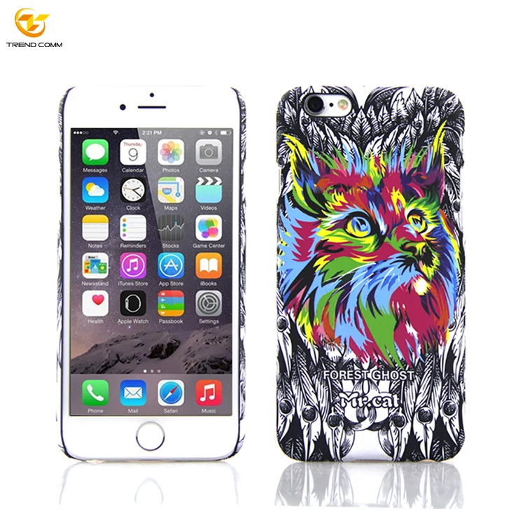 

Water Paste Design Hard PC Slim for iPhone 6 Mobile Phone Cover Printing Custom Phone Cases
