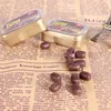 Small hard coffee flavor candy mint to eat