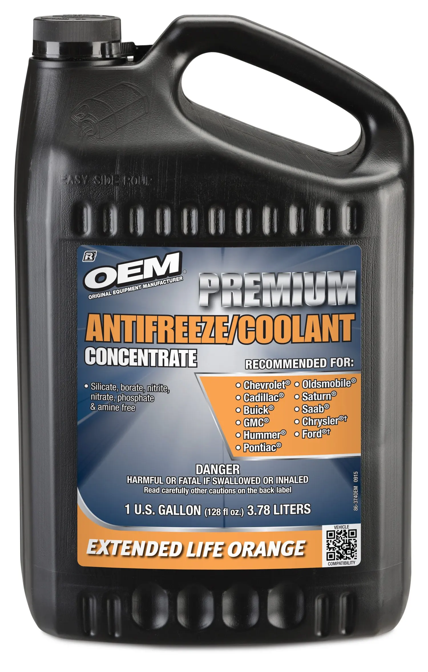 50 50 prediluted orange coolant coolant