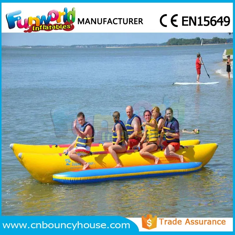6 Person Banana Boat Price Flyfish Inflatable Banana Boat For Sale