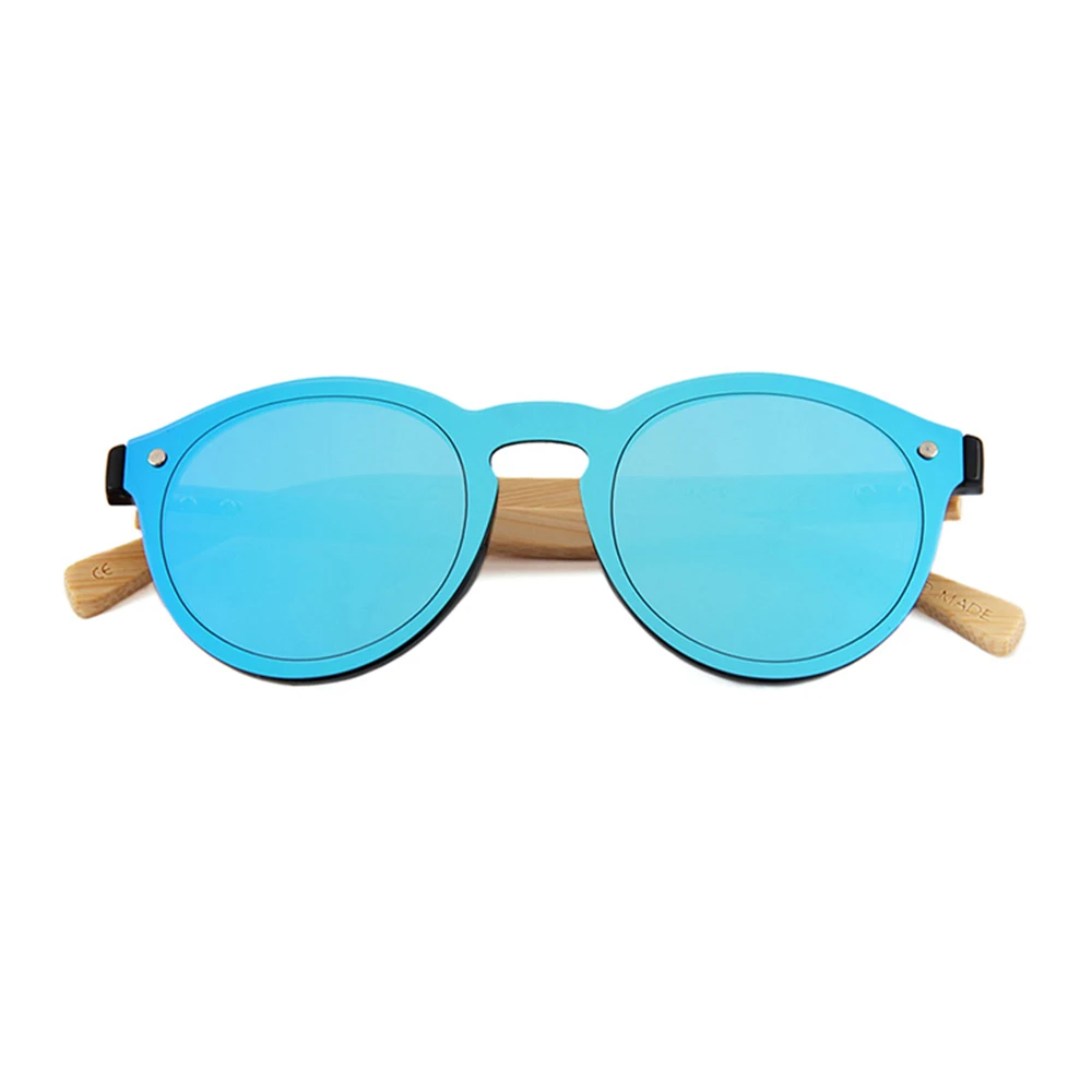 

custom round frameless bamboo glasses new arrivals sunglasses bamboo 2019, Custom colors