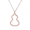 BN Simple pendant cubic zirconia jewellery necklace gold plated for women 2019 trends for morther's day