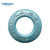 Custom fabrication services round blue brass metal eyelet for shoes