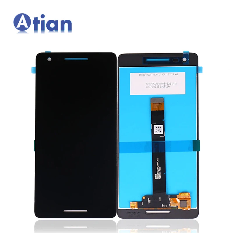 

5.5'' For Nokia 2.1 LCD Display Touch Screen Digitizer Assembly Touch Screen Assembly TA-1080 TA-1084 A-1086 TA-1092, Black