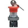 UNIZEN Dia22mm Key release Mushroom head Emergency Switch Emergency switching off mushroom head pushbuttons