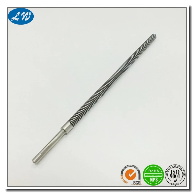 Lead Screw Cnc Micro Machining Precision Stainless Steel Machining