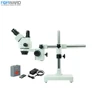 Attractive Design 22MP Camera 7X-45X Professional Trinocular Stereo Zoom Rail Bracket Microscope For Repair Job