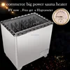 Dry steam sauna room Stainless steel cheap portable 380v sauna heater stove outer controller