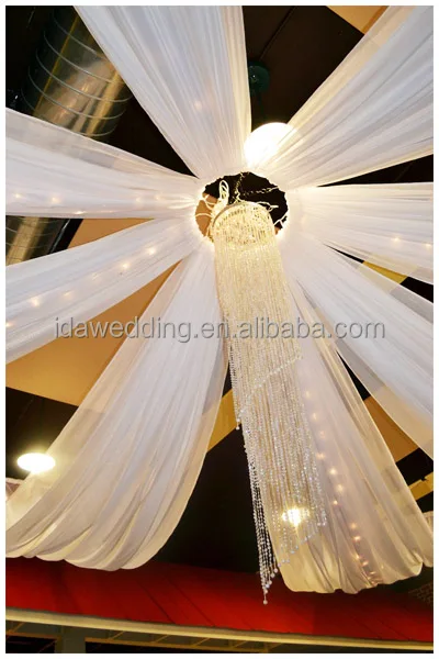 Wedding Hall Decoration Ceiling Draping Kits For Party Decoration