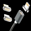 High Quality USB Magnetic 3 in 1 Data Cable Nylon Braided USB Charging Cable, Fast Charging With LED Indicator Light