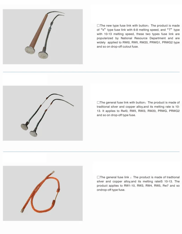 Sale Of Electrical Fuses Fusible Link Wire Type K Removable Button Head
