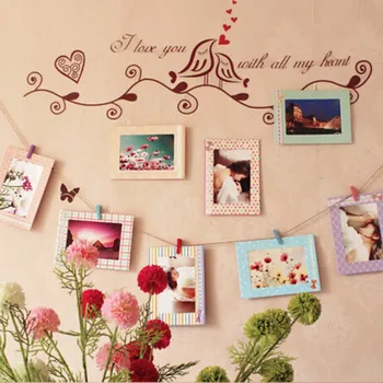8 Pcs 6 Inch Gi Panjang Bingkai Foto Kertas Dinding Gambar 8 Pcs 6 Inch Gi Panjang Bingkai Foto Kertas Dinding Gambar Al Diy Menggantung Tali
