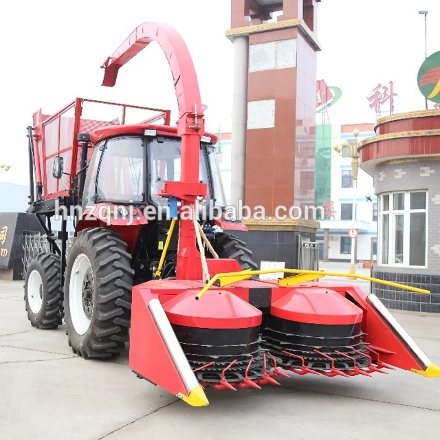 harvester for rice corn multi-function silage forage harvester