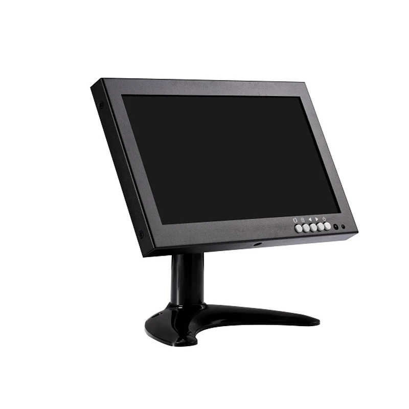 
8 10 inch VGA BNC IPS high brightness widescreen VESA mount CCTV monitor 