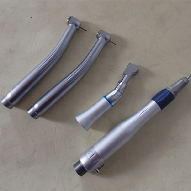 

Best Seller 2 high Speed handpiece and 1 Low Speed Handpiece Set Dental Handpiece Kit, Silver