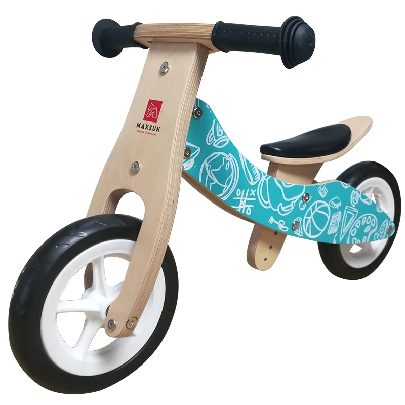 wooden balance trike