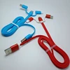 Mobile phone accessories data cable micro B/Type C/8 pin high speed charging 2.0 data cable portable USB data cable