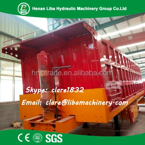 Coal Transport Used Dump Trailer 50 ton 60 ton 100 ton Direct Factory Tipper Trailer