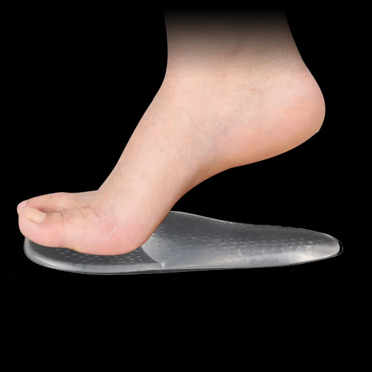 

healthy foot care plantar fasciitis silicone gel arch support pad insoles, Transparent